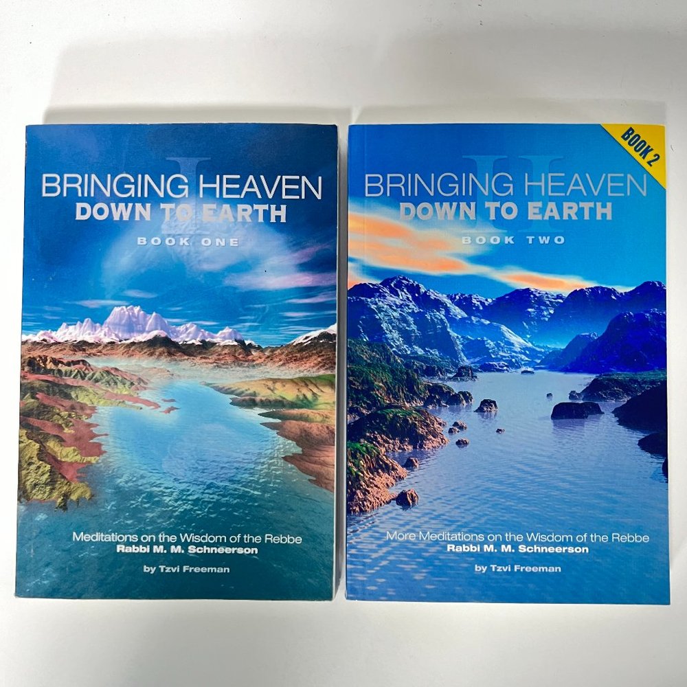 Bringing Heaven Down to Earth Book One and Two Paperback Judaism Spirituality
